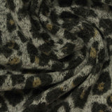 Grey Leopard Chunky Knit, Viscose-Poly — photo 1