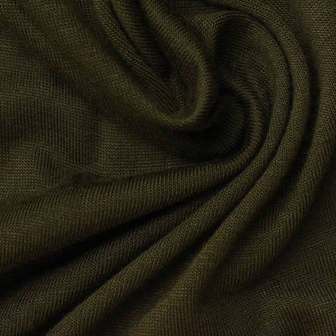 100% Viscose Jersey Knit Fabric, 150 gsm, 185 cm — Green