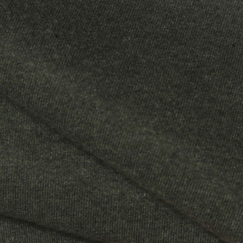 Dark Grey Heathered-Marl Knit, Poly-Viscose, 420 gsm