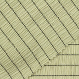 Black Horizontal-Stripe Crepe, Polyester, 130 gsm — photo 1