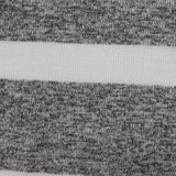 Marled Grey Horizontal-Stripe Jersey Knit — photo 1