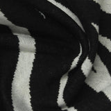 Black Zebra Jacquard, Poly-Viscose — photo 1