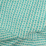 Teal Geometric-Square Chunky Knit — photo 1