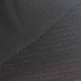 Black Horizontal-Stripe Knit, Polyester, 280 gsm — photo 1