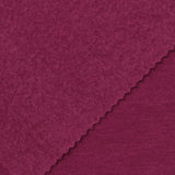 Brushed Polyester Viscose Stretch French Terry Fabric, 231 gsm, 158 cm — Purple — photo 1