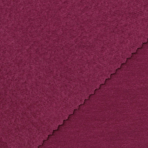 Magenta French Terry, Poly-Viscose