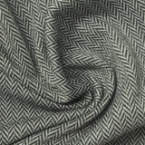 Dark Grey Chevron Jacquard, Poly-Viscose, 260 gsm — photo 1