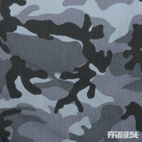 Grey Camo Woven, Poly-Cotton — photo 1