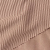 Polyester Stretch Rib Knit Fabric, 280 gsm, 130 cm — Beige — photo 1