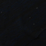 Slub Polyester Viscose Stretch Chunky Knit Fabric, 235 gsm, 160 cm — Navy — photo 1