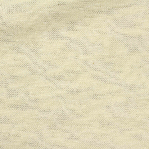 Light Yellow Marl Chunky Knit, Cotton-Poly, 219 gsm