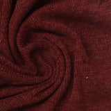 Red Marl Rib Knit, Poly-Viscose, 260 gsm — photo 1