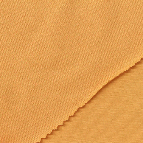 Mustard Jersey Knit, Cotton-Poly