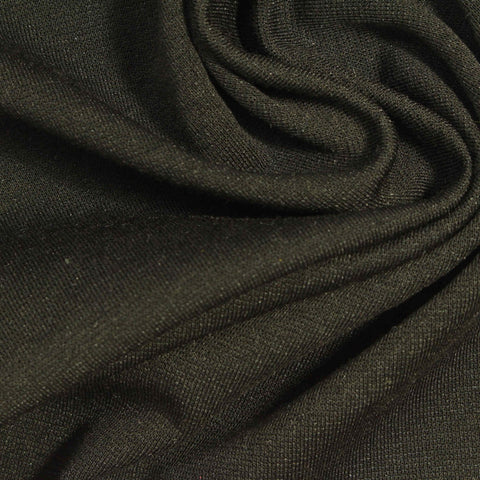 Dark Green Marl Ponte Knit