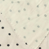 Black Dots Jersey Knit, Viscose — photo 1