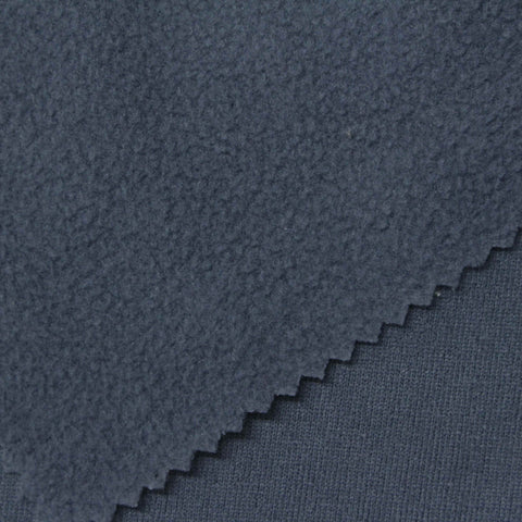100% Polyester Fleece Fabric, 170 gsm, 165 cm — Navy