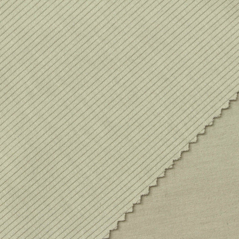 Polyester Cotton Stretch Scuba Knit Fabric, 420 gsm, 155 cm — Khaki
