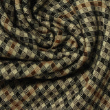 Cream Argyle Jacquard, Poly-Viscose — photo 1