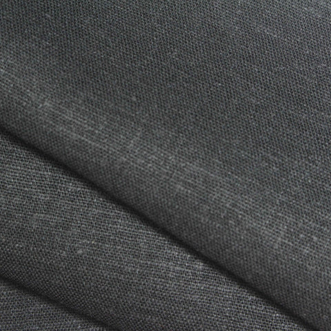 Dark Grey Marl Woven, Linen-Viscose, 225 gsm
