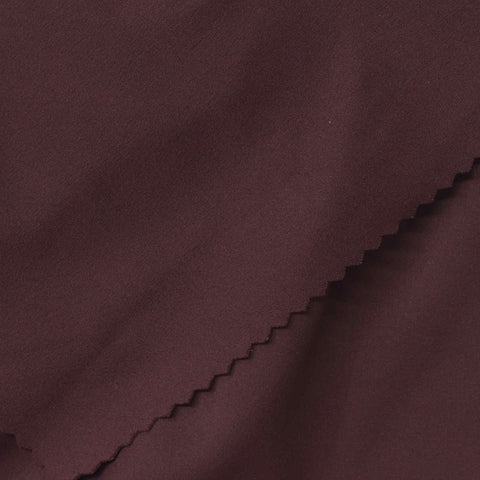 Dark Plum Interlock Knit, Nylon-Spandex