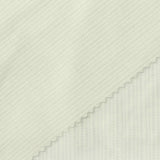 Polyester Viscose Stretch Rib Knit Fabric, 170 gsm, 155 cm — White — photo 1