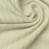Viscose Polyester Blend Stretch Rib Knit Fabric, 290 gsm, 152 cm — Beige — photo 1
