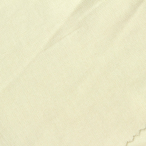 Viscose Acrylic Stretch Rib Knit Fabric, 197 gsm, 170 cm — Yellow
