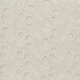 White Floral Knit, Cotton — photo 1