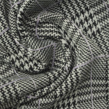 Black Houndstooth Jacquard, Polyester, 300 gsm, 160 cm, ref EF-268421 — photo 1