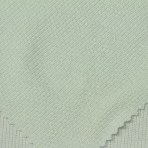 Pale Mint Rib Knit, Polyester