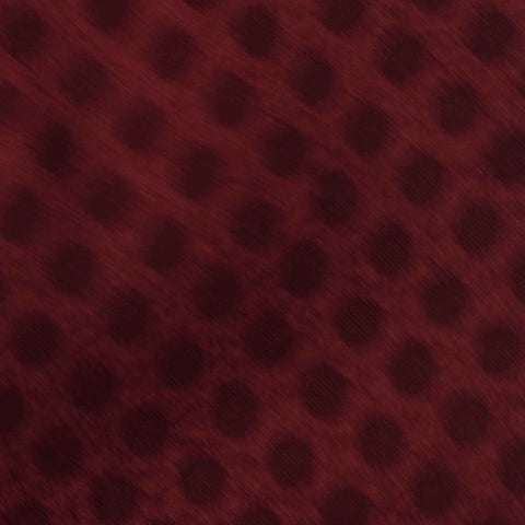 Burgundy Dot Chiffon, Polyester