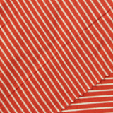 Orange Horizontal-Stripe Jersey Knit, Viscose, 290 gsm — photo 1