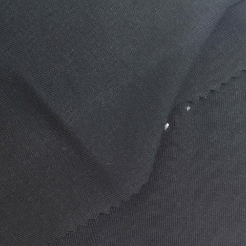 Black Rib Knit, Cotton