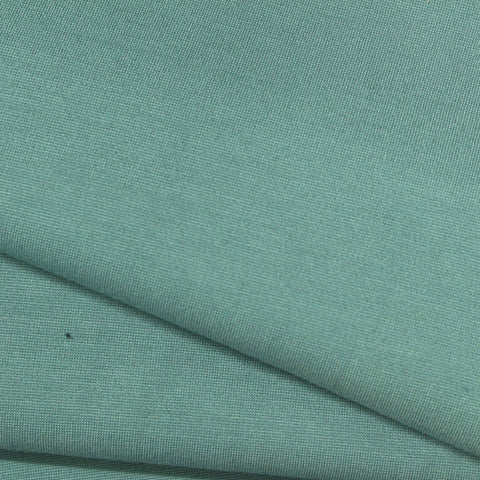 Viscose Nylon Stretch Ponte Knit Fabric, 350 gsm, 150 cm — Green
