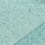 Dark Teal Fine-Marl Piqué Knit, Polyester — photo 1