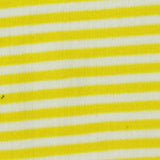 Yellow Horizontal-Stripe Interlock Knit, Polyester — photo 1