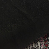 Black Abstract Interlock Knit, Polyester — photo 1