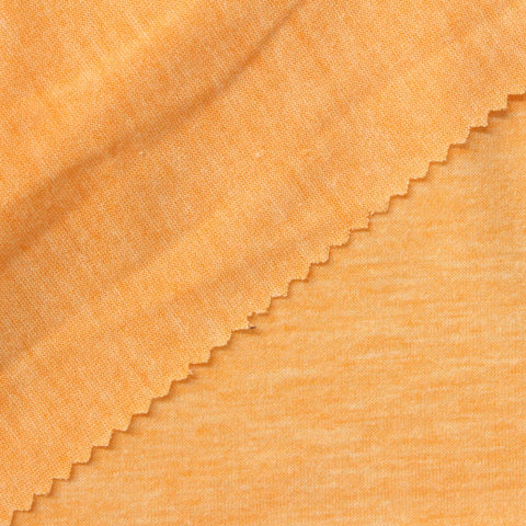 Orange Marl Jersey Knit, Poly-Viscose, 140 gsm