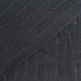 White Vertical-Pinstripe Rib Knit, Poly-Viscose — photo 1