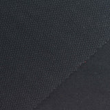 Cotton Piqué Knit Fabric, 372 gsm, 176 cm — Black — photo 1