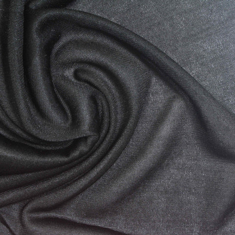 Dark Grey Marl Jersey Knit, 100 gsm