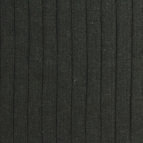 Cotton Modal Stretch Rib Knit Fabric, 157 gsm, 140 cm — Green
