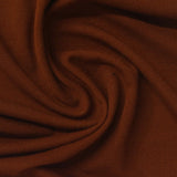 Polyester Viscose Piqué Knit Fabric, 230 gsm, 160 cm — Brown — photo 1