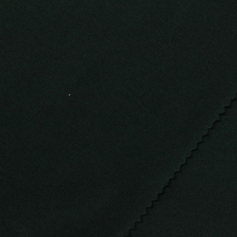 Polyester Cotton Jersey Knit Fabric, 170 gsm — Black