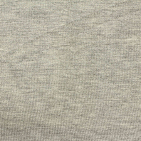 Light Grey Marl Jersey Knit, Poly-Viscose, 164 gsm
