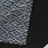 Blue Textured Rib Knit, Poly-Viscose — photo 1