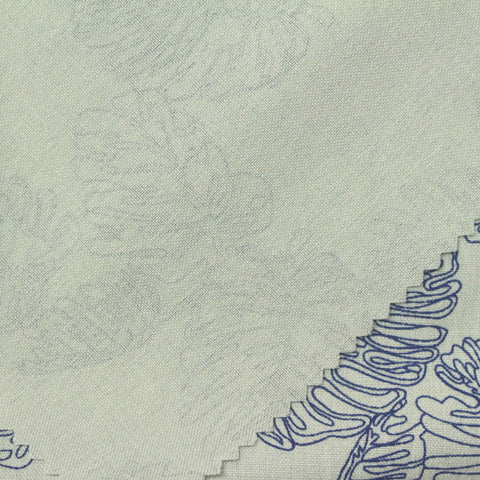Blue Line Linen-Look, Poly-Viscose