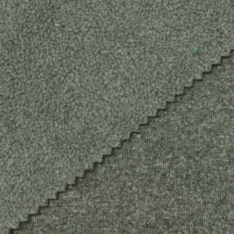 Green Marl Jersey Knit, Polyester, 280 gsm