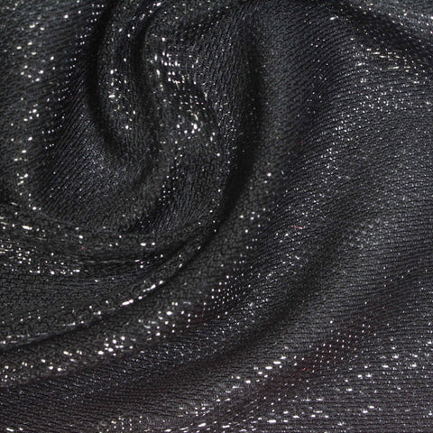 Dark Grey Marl Knit, Viscose, 180 gsm