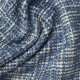 Blue Marl Bouclé, Poly-Cotton — photo 1